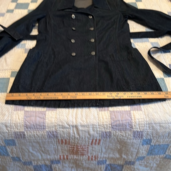 Talbots Denim Trench Coat - Picture 10 of 16